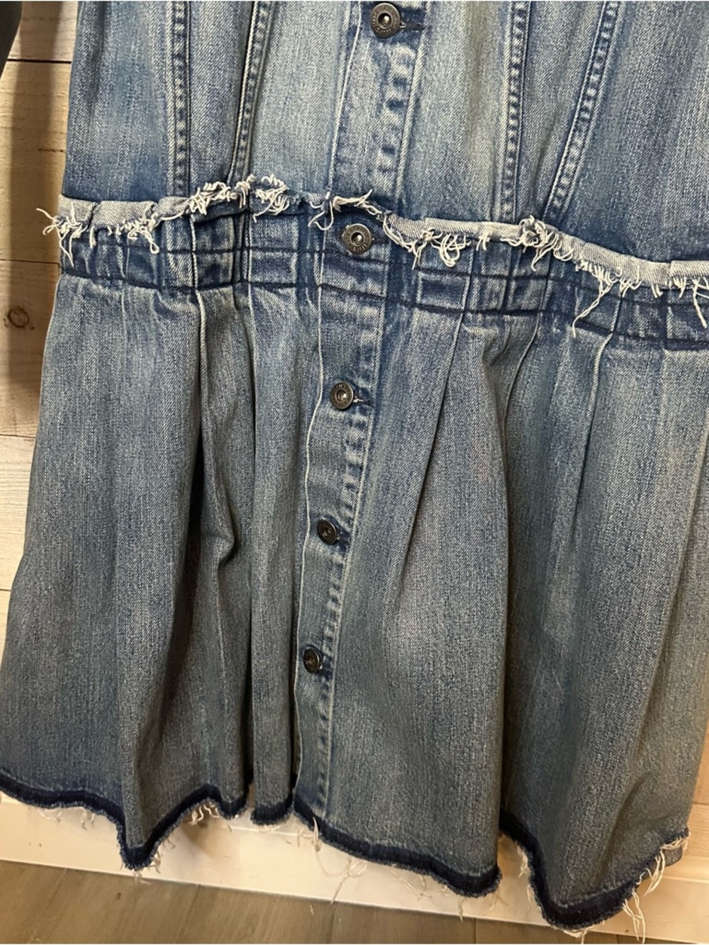 Levi's women's denim dress/jacket Medium - Picture 6 of 13